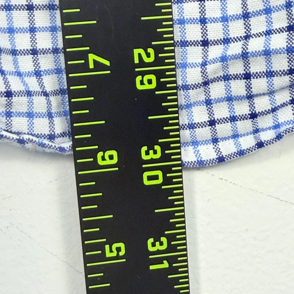 Polo Ralph Lauren Button Down Mens M Blue White Check Classic Distressed Utility